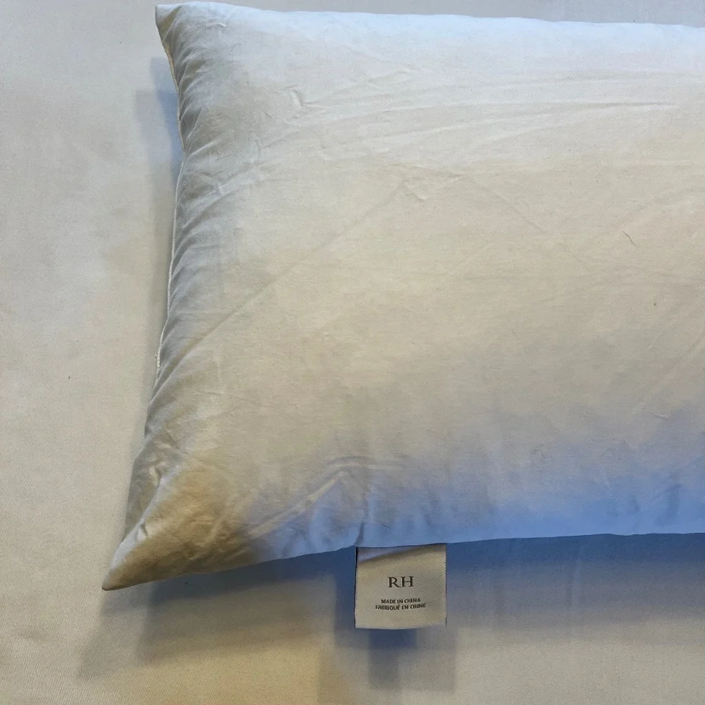 *FIRM PRICE* RESTORATION HARDWARE BROWN ITALIAN MOTTLED CHENILLE LUMBAR PILLOW